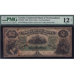 1888 Commercial Bank of Newfoundland $2