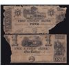 Image 1 : Lot of Two Union Bank of Canada Banknotes