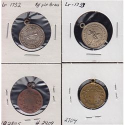 Lot of four Medals