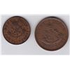 Image 1 : Bank of Upper Canada Half Penny & Penny