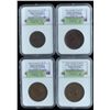 Image 1 : Lot of 4 NGC Graded Tokens