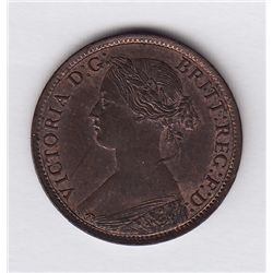 1861 New Brunswick Half Cent