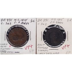 Lot of 2 Nova Scotia Tokens