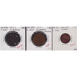 Lot of 3 Nova Scotia Tokens