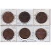 Image 2 : Lot of 6 Province of Canada Tokens