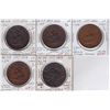 Image 1 : Lot of 5 Province of Canada Tokens