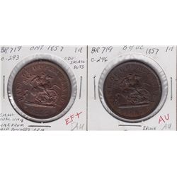 Lot of 2 Province of Canada Tokens