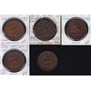 Image 1 : Lot of 5 Province of Canada Tokens