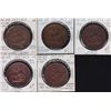 Image 1 : Lot of 5 Province of Canada Tokens