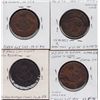 Image 2 : Lot of 4 Province of Canada Tokens