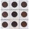 Image 2 : Lot of 9 Province of Canada Tokens