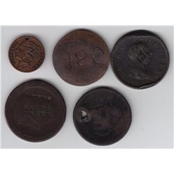 World Coins - Foreign Counterstamped Coins