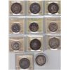 Image 1 : World Coins - Great Britain, Lot of 11 Silver Coins
