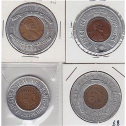 USA, United States Encased Cents including: