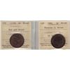Image 1 : Lot of Two ICCS Graded One Cents