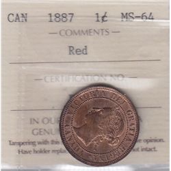 1887 One Cent