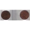 Image 2 : Lot of 2 ICCS Graded One Cents