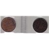 Image 2 : Lot of Two ICCS Graded One Cents
