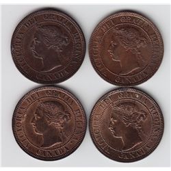 Lot of Four One Cents