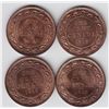 Image 2 : Lot of Four One Cents