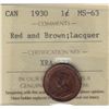 Image 1 : 1930 One Cent