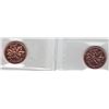 Image 2 : Lot of Two ICCS Graded One Cents