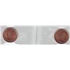 Image 2 : Lot of Two ICCS Graded One Cents