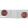 Image 2 : Lot of Two ICCS Graded One Cents