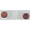 Image 2 : Lot of Two ICCS Graded One Cents