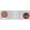 Image 2 : Lot of Two ICCS Graded One Cents