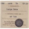 Image 1 : 1858 Five Cent