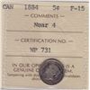 Image 1 : 1884 Five Cent