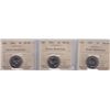 Image 1 : Lot of Three 1964 Extra Waterline Five Cents