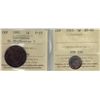 Image 1 : Lot of Two ICCS Graded Coins