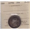 Image 1 : 1875H Twenty Five Cent