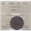 Image 1 : 1880H Twenty Five Cent