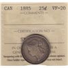 Image 1 : 1885 Twenty Five Cent