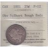 Image 1 : 1886 Twenty Five Cent