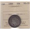 Image 1 : 1889 Twenty Five Cent