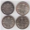 Image 2 : Lot of Four Twenty Five Cents
