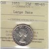 Image 1 : 1953 Twenty Five Cent