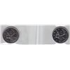 Image 2 : Lot of Two ICCS Graded Twenty Five Cents