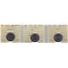 Image 1 : Lot of Three ICCS Graded Twenty Five Cents