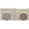 Image 1 : Lot of Two ICCS Graded Fifty Cents