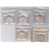Image 2 : Lot of Five ICCS Graded Fifty Cents