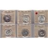 Image 1 : Lot of Six ICCS Graded Fifty Cents
