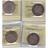 Image 2 : Lot of Four ICCS Graded Fifty Cents