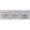 Image 2 : Lot of Three ICCS Graded Fifty Cents