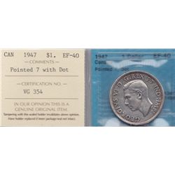 1947 Silver Dollar