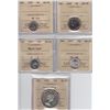 Image 1 : Lot of Five ICCS Graded Coins